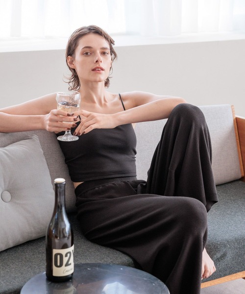 bijorie（ビジュリィ）の「【bijorie】ニットパンツ（ルームウェア/パジャマ・レディース・チャコール/キャメル/アイボリー・FREE）」の8枚目の写真