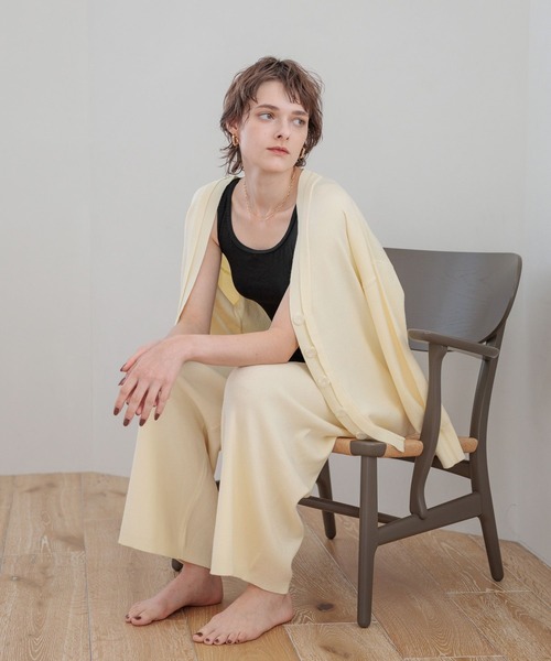 bijorie（ビジュリィ）の「【bijorie】ニットパンツ（ルームウェア/パジャマ・レディース・チャコール/キャメル/アイボリー・FREE）」の13枚目の写真