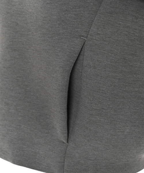 Narcissus（ナルシス）の「【Original Design】ボンディングジャケット/裏地カラー/モード《動画あり》（ブルゾン・レディース・ブラック/グレー・FREE）」の5枚目の写真