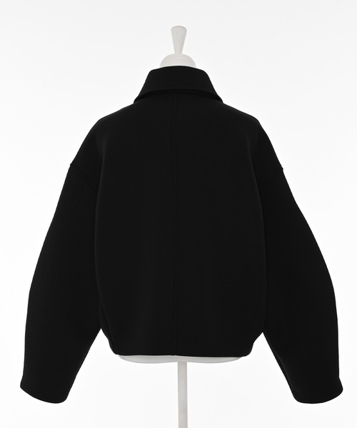 Narcissus（ナルシス）の「【Original Design】ボンディングジャケット/裏地カラー/モード《動画あり》（ブルゾン・レディース・ブラック/グレー・FREE）」の10枚目の写真