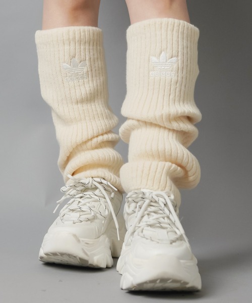 adidas クリーム色 レッグウォーマー 新品 adidas/アディダス】ニットレッグカバー（レッグウォーマー）｜adidas