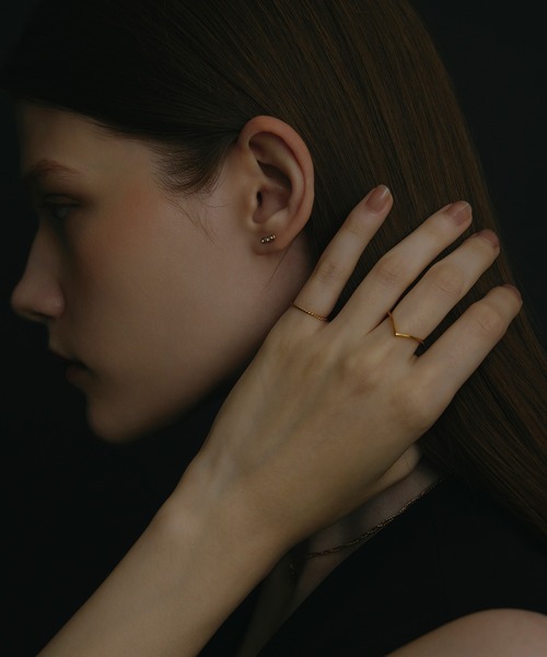 CENE（セネ）の「【CENE】セネ/エッジラインリング（リング・レディース・ゴールド/シルバー・#9/#11/#13）」の6枚目の写真