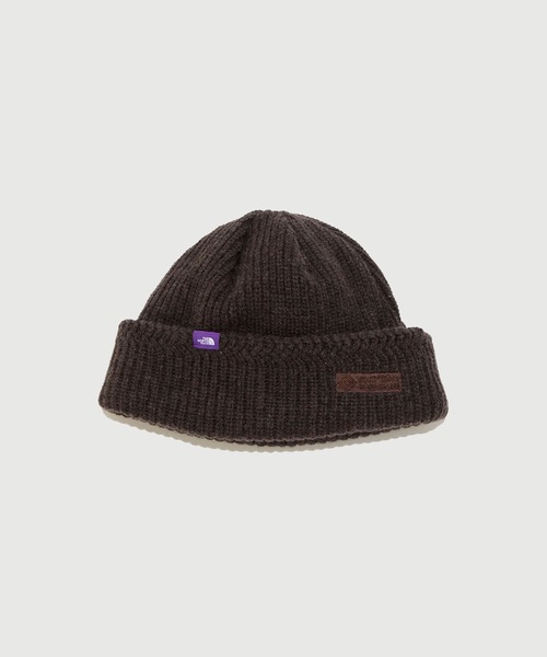 THE NORTH FACE PURPLE LABEL(ザ ノースフェイス パープルレーベル)の「【THE NORTH FACE PURPLE LABEL/ザノースフェイスパープルレーベル】WINDSTOPPER Field Watch Cap(ニットキャップ/ビーニー・メンズ・ブラック/グレー/ブラウン・FREE)」の4枚目の写真