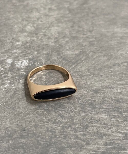 SHENERY（シーナリー）の「ストーンリング（リング・レディース・ブルー/ブラック・FREE）」の3枚目の写真