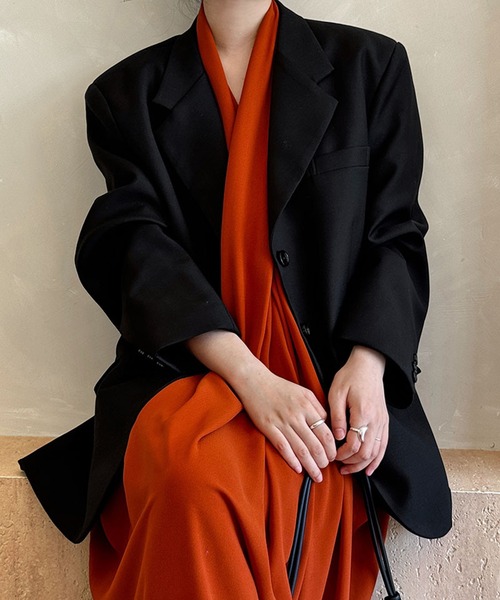 JOURNAL STANDARD オレンジ テーラードジャケット　セットアップ JOURNAL STANDARD オレンジ テーラードジャケット セットアップ