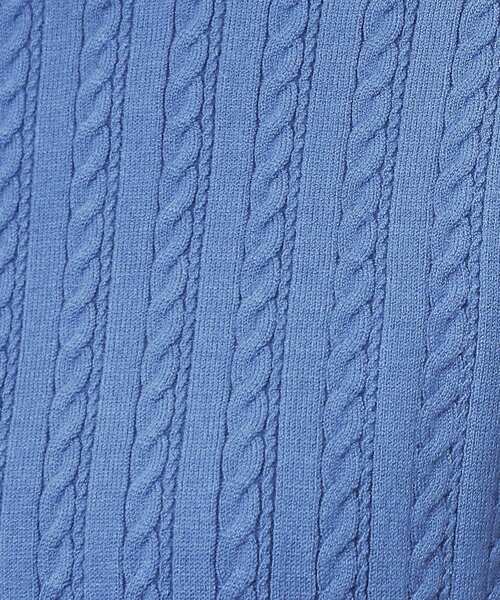 index（インデックス）の「ボートネックケーブルニット【洗濯機OK/抗ピル】（ニット/セーター・レディース・ナチュラル/ブルー/ピンク/ネイビー・36/34/40/38/42）」の19枚目の写真
