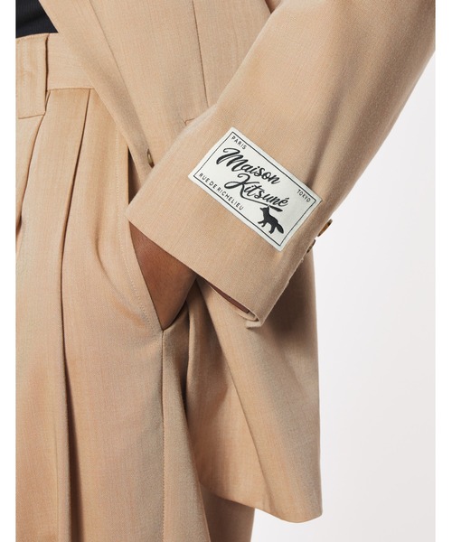 Maison Kitsune（メゾンキツネ）の「TAILORED JACKET（テーラードジャケット・レディース・ベージュ・34/36）」の6枚目の写真