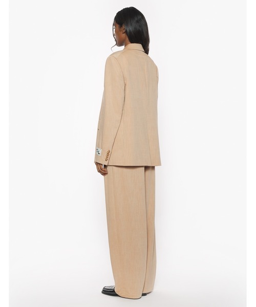Maison Kitsune（メゾンキツネ）の「TAILORED JACKET（テーラードジャケット・レディース・ベージュ・34/36）」の4枚目の写真
