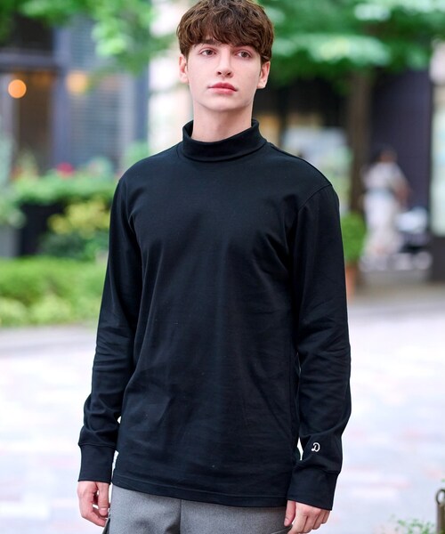 DRESSTERIOR(ドレステリア)の「ハイグレード オフタートルカットソー(Tシャツ/カットソー・メンズ・ホワイト/ブラック・90/92/91/94)」の2枚目の写真