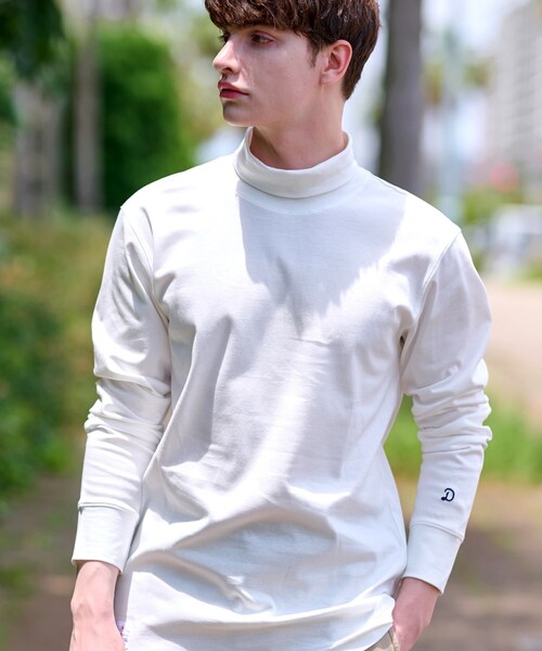 DRESSTERIOR(ドレステリア)の「ハイグレード オフタートルカットソー(Tシャツ/カットソー・メンズ・ホワイト/ブラック・90/92/91/94)」の4枚目の写真