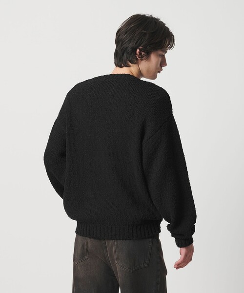 MONKEY TIME（モンキータイム）の「コットン スラブ クルーネック（ニット/セーター・メンズ・ライム/ブラック・S/M/L/XL）」の20枚目の写真