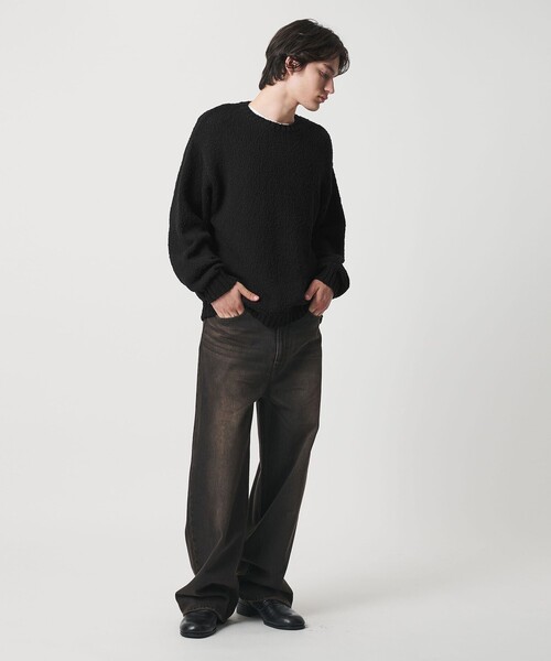 セール】コットン スラブ クルーネック（ニット/セーター）｜MONKEY