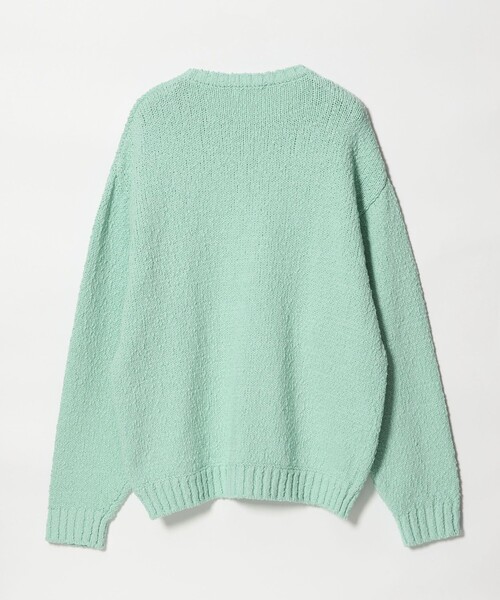 MONKEY TIME（モンキータイム）の「コットン スラブ クルーネック（ニット/セーター・メンズ・ライム/ブラック・S/M/L/XL）」の6枚目の写真