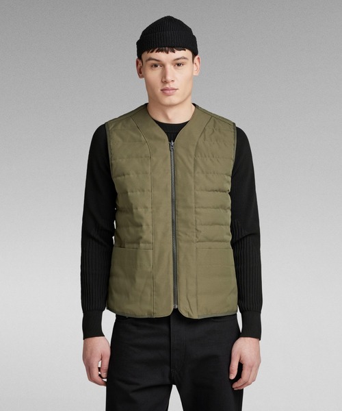 G-STAR(ジースター)の「Garber 3 In 1Transeasonal Trench/ミリタリーディテールミドルレングスコート/インナー取り外し可能(ミリタリージャケット・メンズ・ダークオリーブ・X-LARGE/LARGE/MEDIUM/SMALL)」の6枚目の写真