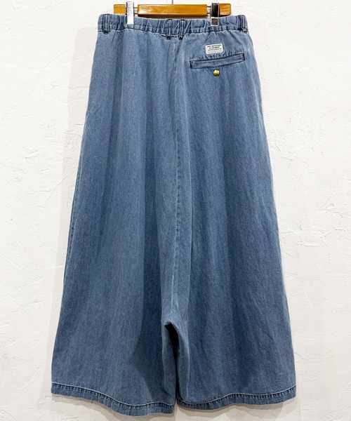 DIET BUTCHER SLIM SKIN(ダイエットブッチャースリムスキン)の「DIET BUTCHER SLIM SKIN/ダイエットブッチャースリムスキン Lite Duck “NIMBUS” ワイドシルエット パンツ(デニムパンツ・メンズ・ブラウン/ピンク/ナチュラル/インディゴブルー・FREE)」の17枚目の写真