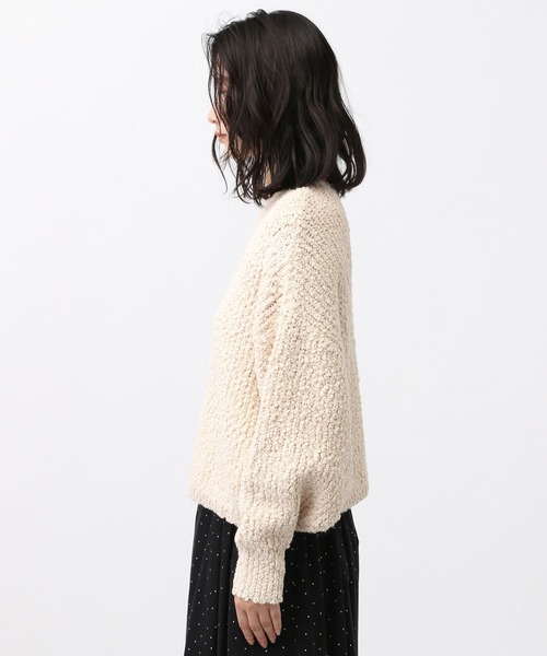 studio CLIP（スタディオクリップ）の「《natural by clip》3ゲージドルマンプルオーバー（ニット/セーター・レディース・グレー/ブラック/アイボリー・FREE）」の14枚目の写真