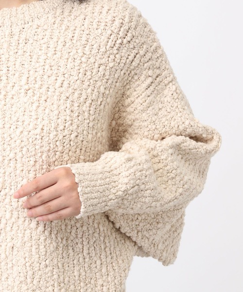 studio CLIP（スタディオクリップ）の「《natural by clip》3ゲージドルマンプルオーバー（ニット/セーター・レディース・グレー/ブラック/アイボリー・FREE）」の17枚目の写真