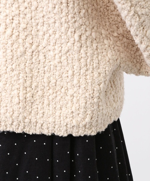 studio CLIP（スタディオクリップ）の「《natural by clip》3ゲージドルマンプルオーバー（ニット/セーター・レディース・グレー/ブラック/アイボリー・FREE）」の18枚目の写真