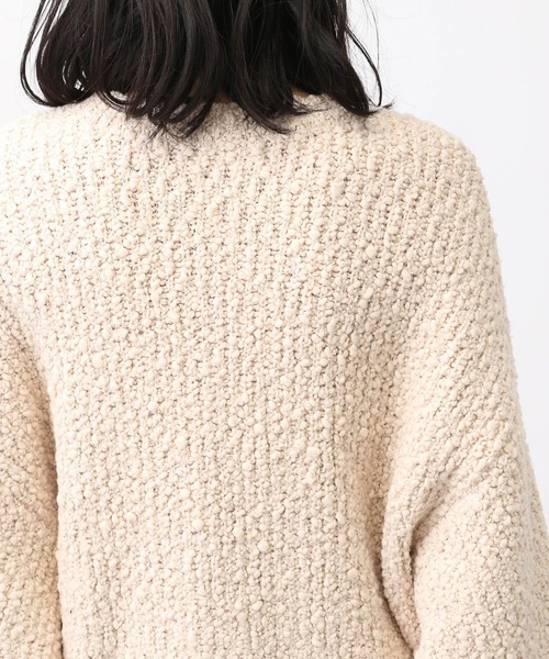 studio CLIP（スタディオクリップ）の「《natural by clip》3ゲージドルマンプルオーバー（ニット/セーター・レディース・グレー/ブラック/アイボリー・FREE）」の19枚目の写真