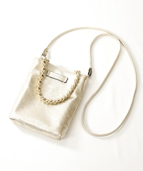 GIANNI CHIARINI（ジャンニ キアリーニ）の「ＣＡＭＩＬＬＡバッグ（ショルダーバッグ・レディース・ブラック/シルバー/ゴールド・FREE）」の17枚目の写真