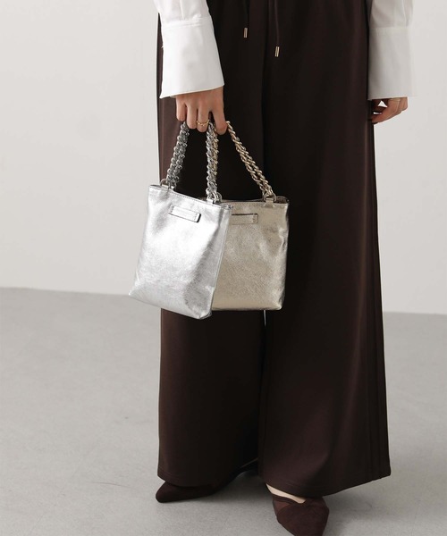 GIANNI CHIARINI（ジャンニ キアリーニ）の「ＣＡＭＩＬＬＡバッグ（ショルダーバッグ・レディース・ブラック/シルバー/ゴールド・FREE）」の9枚目の写真