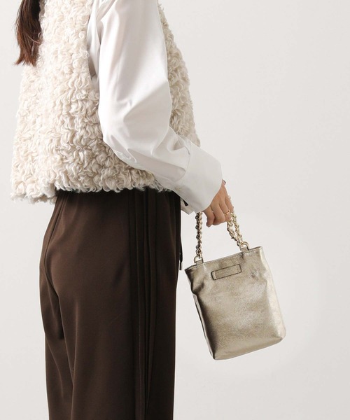 GIANNI CHIARINI（ジャンニ キアリーニ）の「ＣＡＭＩＬＬＡバッグ（ショルダーバッグ・レディース・ブラック/シルバー/ゴールド・FREE）」の6枚目の写真