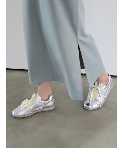 セール】ribbon mirror sneakers（スニーカー）｜swane（スワネ）の 