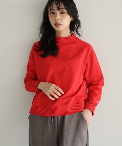 セール】ハート刺繍ワンポイントニット（ニット/セーター）｜itto