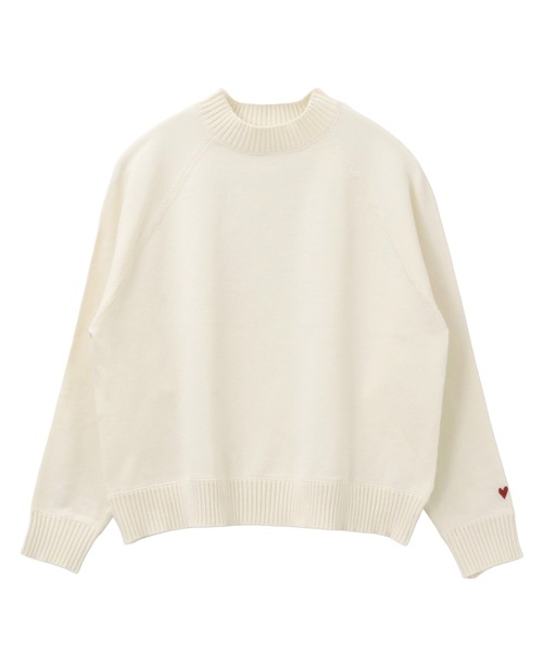 tou ki❤️ セール】ハート刺繍ワンポイントニット（ニット/セーター）｜itto