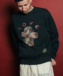 Subciety | Thorn cross sweat shirt(スウェット)