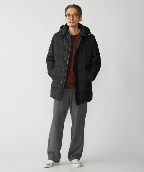 SHIPS（シップス）の「SHIPS: 〈手洗い可能〉カラー ネップ ニット（ニット/セーター・メンズ・オフホワイト/ブラウン/ネイビー/ブラック・SMALL/MEDIUM/LARGE/X-LARGE）」の7枚目の写真