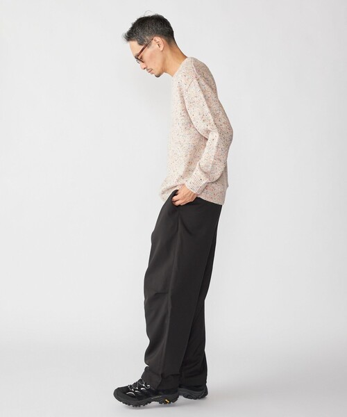 SHIPS（シップス）の「SHIPS: 〈手洗い可能〉カラー ネップ ニット（ニット/セーター・メンズ・オフホワイト/ブラウン/ネイビー/ブラック・SMALL/MEDIUM/LARGE/X-LARGE）」の10枚目の写真