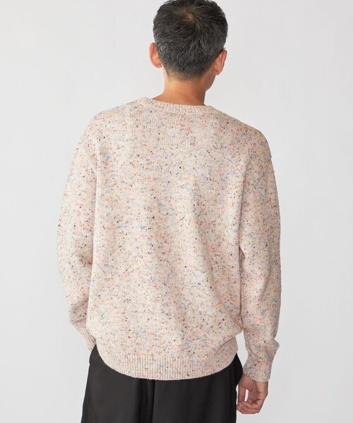 SHIPS（シップス）の「SHIPS: 〈手洗い可能〉カラー ネップ ニット（ニット/セーター・メンズ・オフホワイト/ブラウン/ネイビー/ブラック・SMALL/MEDIUM/LARGE/X-LARGE）」の15枚目の写真