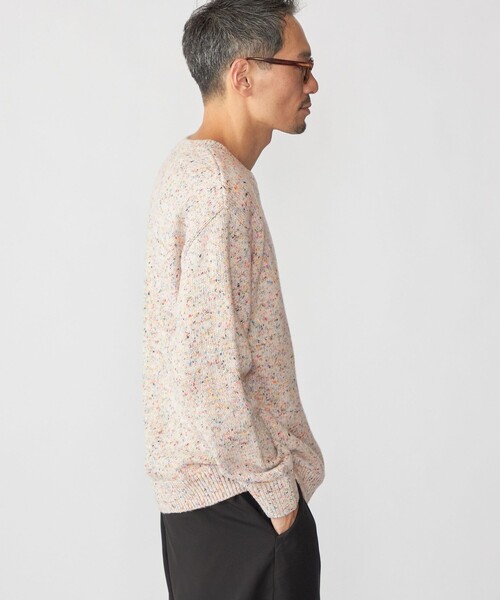 SHIPS（シップス）の「SHIPS: 〈手洗い可能〉カラー ネップ ニット（ニット/セーター・メンズ・オフホワイト/ブラウン/ネイビー/ブラック・SMALL/MEDIUM/LARGE/X-LARGE）」の16枚目の写真