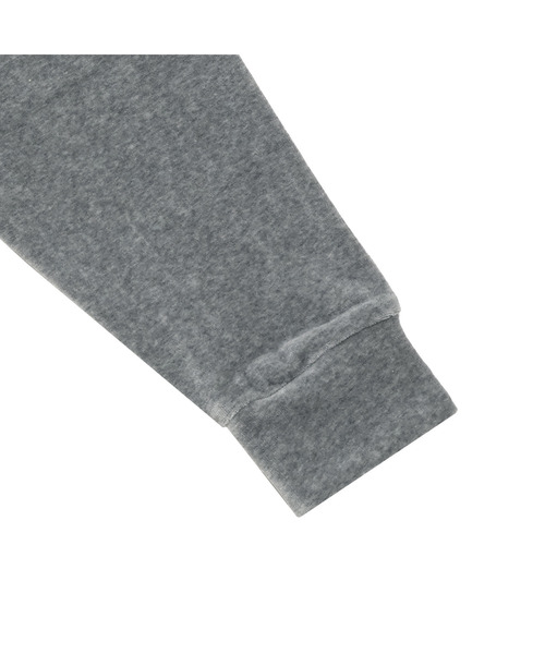 PUMA（プーマ）の「PUMA プーマ ウィメンズ ベロア フルジップ フーディ（パーカー・レディース・ブラック/ヘザーグレー・X-LARGE/SMALL/LARGE/MEDIUM）」の4枚目の写真