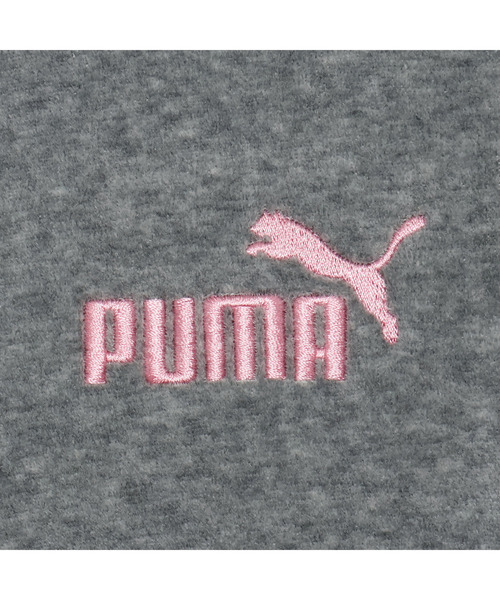 PUMA（プーマ）の「PUMA プーマ ウィメンズ ベロア フルジップ フーディ（パーカー・レディース・ブラック/ヘザーグレー・X-LARGE/SMALL/LARGE/MEDIUM）」の3枚目の写真