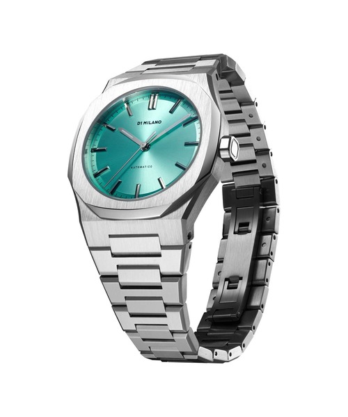 D1 MILANO(ディーワンミラノ)の「「D1 MILANO/ディーワン ミラノ」AUTOMATIC オートマティコ ユニセックス 自動巻き(アナログ腕時計・メンズ・グリーン/ブルー/シルバー/エメラルドブルー・FREE)」の12枚目の写真