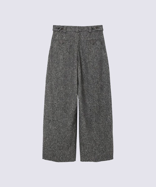 th products(ティーエイチプロダクト)の「【th products/ティーエイチプロダクツ】Extra Volumed Tapered Pants(スラックス・メンズ・グレー/ブラック・1/2)」の4枚目の写真
