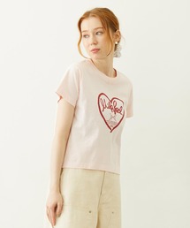 MILKFED. | HANDWRITTEN HEART COMPACT S/S TEE(Tシャツ/カットソー)