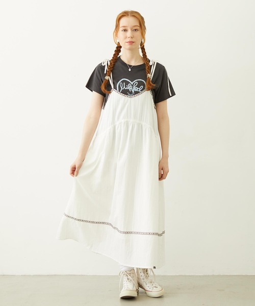 MILKFED.(ミルクフェド)の「HANDWRITTEN HEART COMPACT S/S TEE(Tシャツ/カットソー・レディース・オフホワイト/ライトピンク/チャコール・M/S)」の21枚目の写真