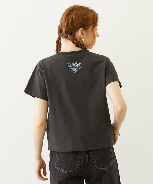 MILKFED.(ミルクフェド)の「HANDWRITTEN HEART COMPACT S/S TEE(Tシャツ/カットソー・レディース・オフホワイト/ライトピンク/チャコール・M/S)」の15枚目の写真