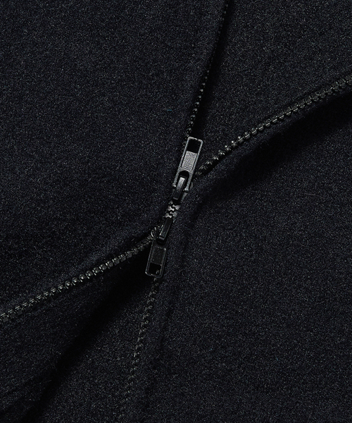 WKNDRS(ウィーキャンドース)の「HAIRY KNIT ZIPUP HOODIE (BLACK)(パーカー・レディース・その他・X-LARGE/MEDIUM/LARGE)」の4枚目の写真