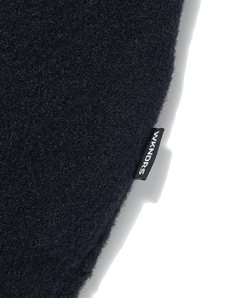 WKNDRS(ウィーキャンドース)の「HAIRY KNIT ZIPUP HOODIE (BLACK)(パーカー・レディース・その他・X-LARGE/MEDIUM/LARGE)」の5枚目の写真