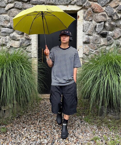 BER DE NOIR(ベールドノワール)の「リニアストライプTシャツ(ネイビー)(Tシャツ/カットソー・メンズ・その他・MEDIUM/LARGE)」の8枚目の写真