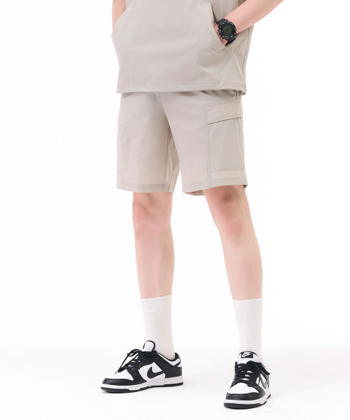 CHASECULT（チェイスカルト）の「共用クールストレッチポケットショートパンツ-ベージュ（その他パンツ・メンズ・ベージュ・70/76/92/82/67/86）」の2枚目の写真