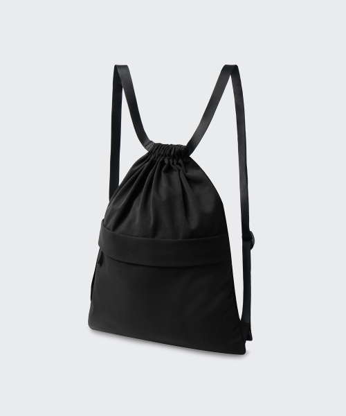 MUSINSA STANDARD（ムシンサスタンダード）の「TR ミニマルドローストリングバックパック[ブラック]（バックパック/リュック・メンズ・その他・FREE）」の4枚目の写真