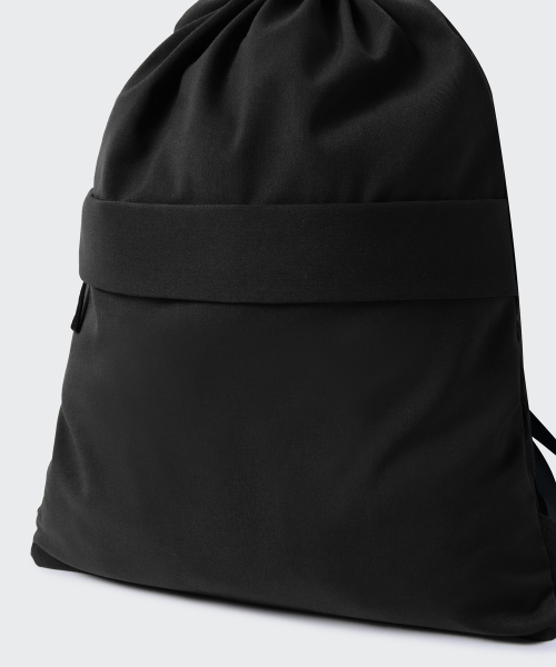 MUSINSA STANDARD（ムシンサスタンダード）の「TR ミニマルドローストリングバックパック[ブラック]（バックパック/リュック・メンズ・その他・FREE）」の8枚目の写真