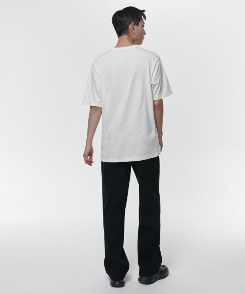 MUSINSA STANDARD（ムシンサスタンダード）の「レイヤードクルーネックTシャツ_通常丈 [クリーム]（Tシャツ/カットソー・メンズ・その他・SMALL/MEDIUM/LARGE/X-LARGE/XX-LARGE/X-SMALL）」の3枚目の写真