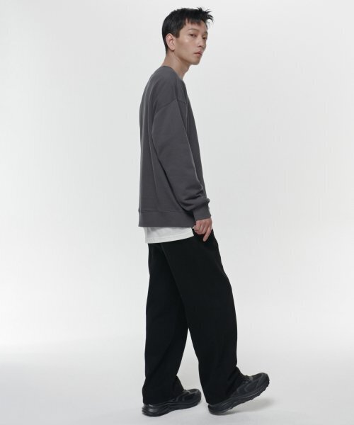 MUSINSA STANDARD（ムシンサスタンダード）の「レイヤードクルーネックTシャツ_通常丈 [クリーム]（Tシャツ/カットソー・メンズ・その他・SMALL/MEDIUM/LARGE/X-LARGE/XX-LARGE/X-SMALL）」の5枚目の写真