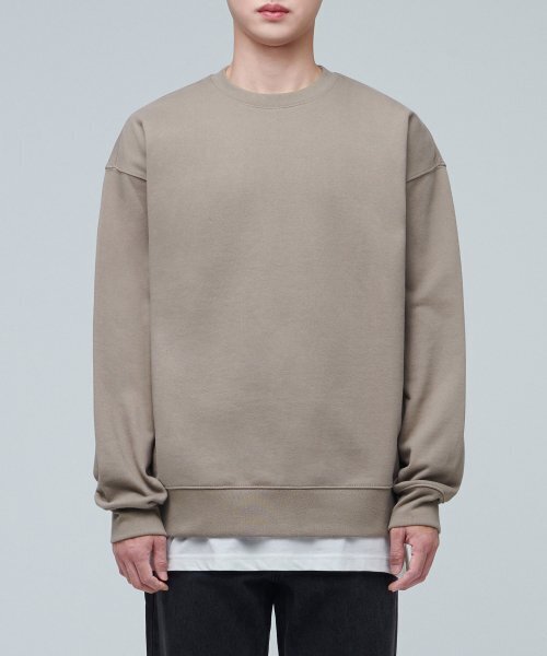 MUSINSA STANDARD（ムシンサスタンダード）の「レイヤードクルーネックTシャツ_通常丈 [クリーム]（Tシャツ/カットソー・メンズ・その他・SMALL/MEDIUM/LARGE/X-LARGE/XX-LARGE/X-SMALL）」の8枚目の写真
